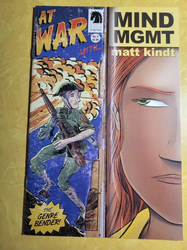Mind Mgmt #0 (2012), raw, ungraded comic book — front cover