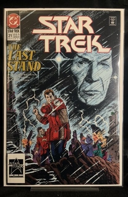 Star Trek #21 (DC Comics, 1991), raw, ungraded comic book — front cover