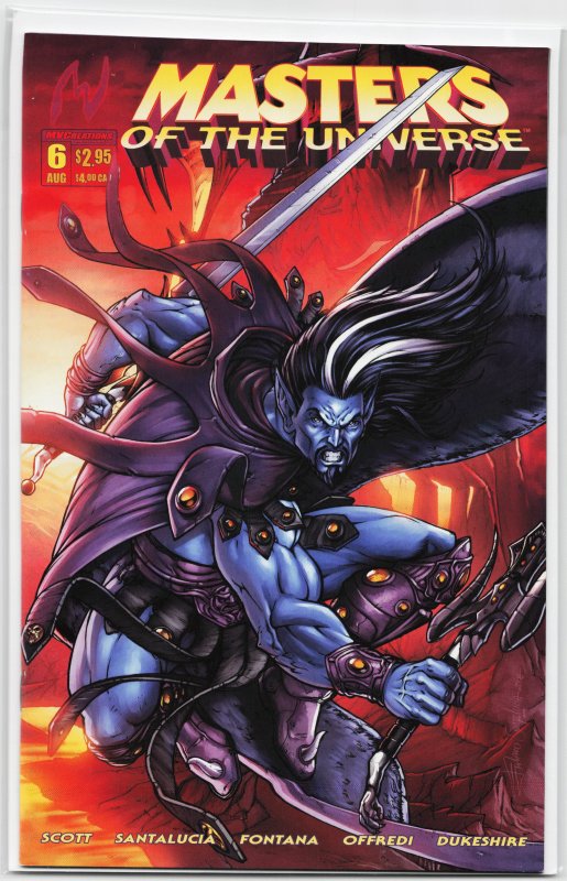 Masters of the Universe #6 (2004), raw, ungraded comic book — front cover