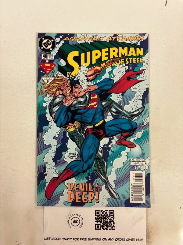 Superman Man of Steel #48 (DC Comics), raw comic book in NM condition — front cover