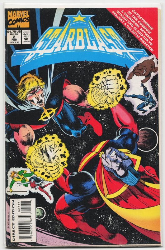 Starblast #2 (Marvel Comics, 1994), raw, ungraded comic book — front cover