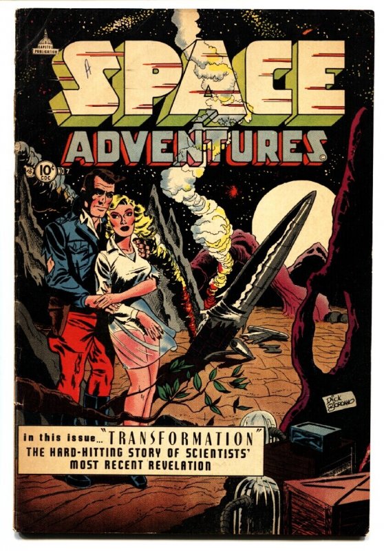 Space Adventures #7-1953-Sex Change-Transformation Story-Wild Issue--CHARLTON... (Charlton Comics, 1953), raw, ungraded comic book — front cover
