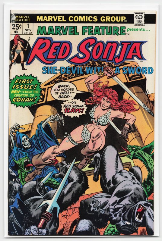 Marvel Feature #1 (Marvel Comics, 1975), raw, ungraded comic book — front cover