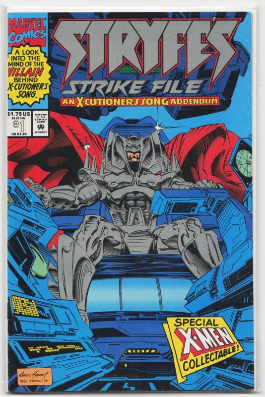 Stryfe's Strike File (1993) Stryfe (Marvel Comics, 1993), raw, ungraded comic book — front cover