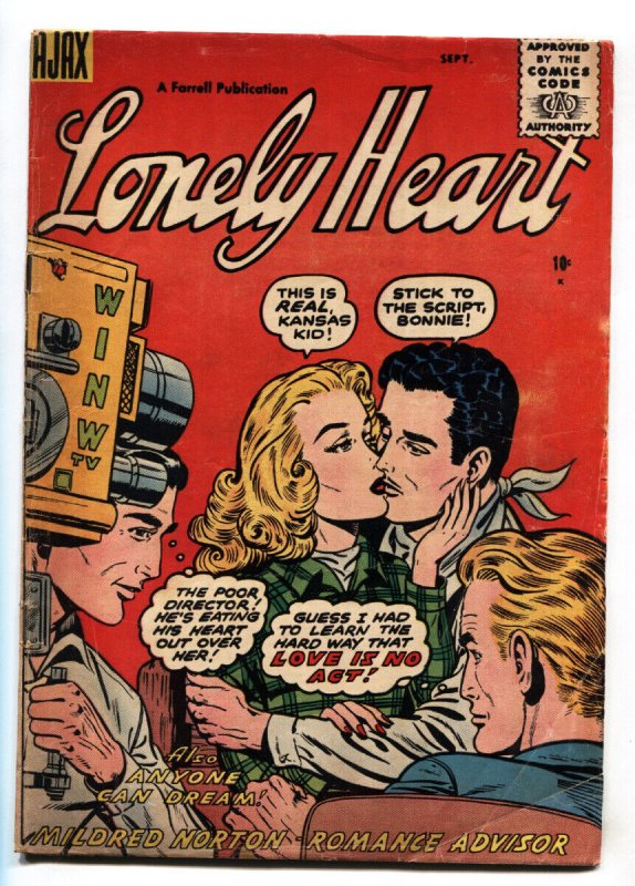 Lonely Hearts #12 (1955), raw, ungraded comic book — front cover