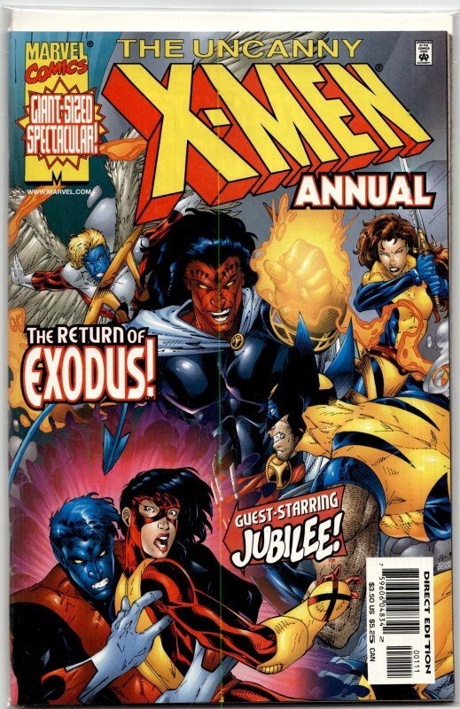 Uncanny X-Men 1999 (2000) X-Men (Marvel Comics, 2000), raw, ungraded comic book — front cover