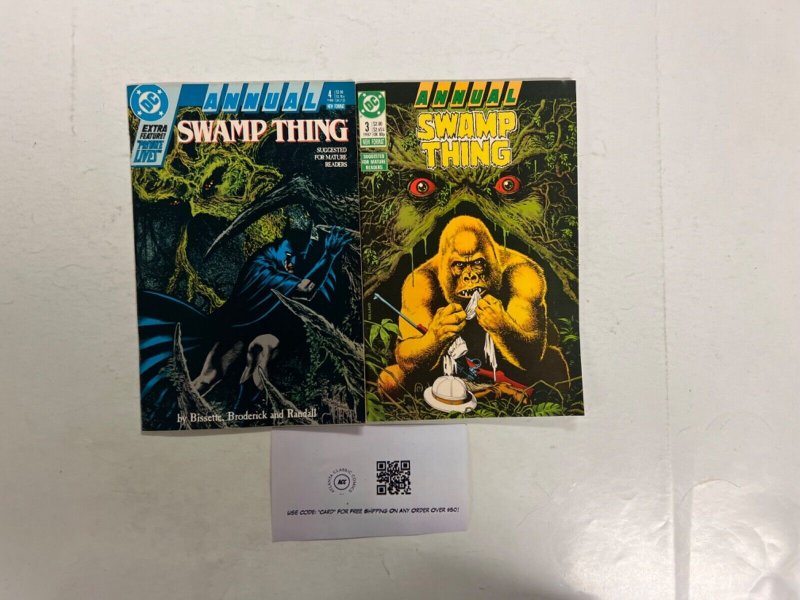 2 Swamp Things DC Comic Books #3, raw, ungraded comic book — front cover