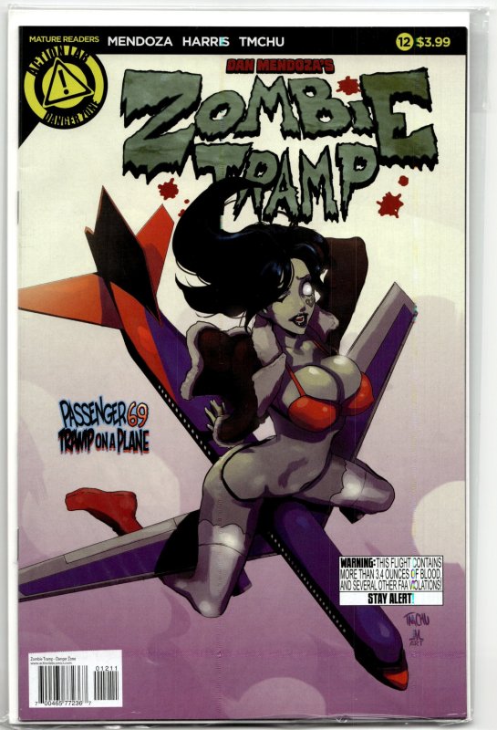 Zombie Tramp #12 (Action Lab Entertainment, 2015), raw, ungraded comic book — front cover