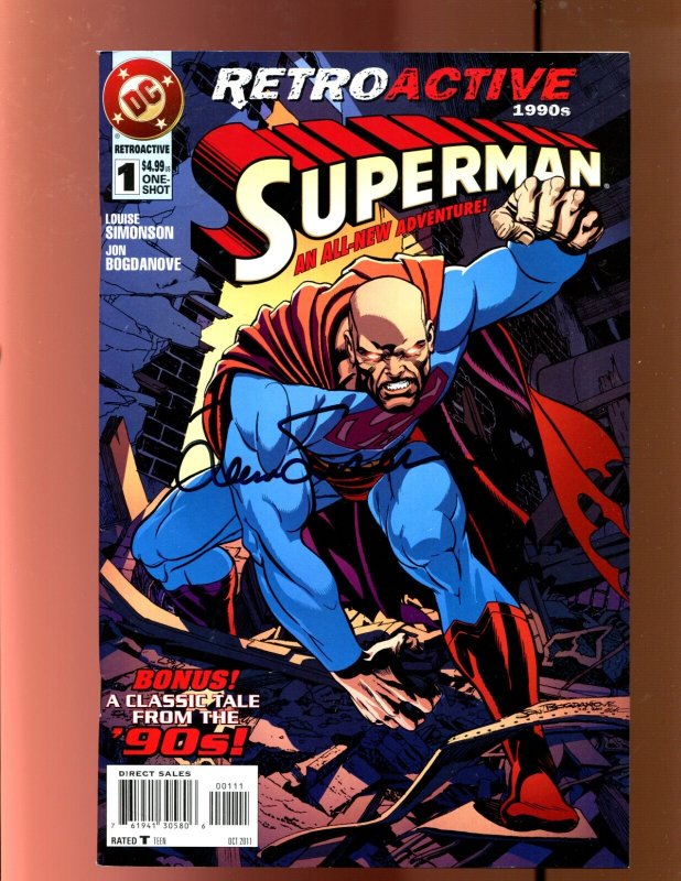 DC Retroactive: Superman the 90's #1 (DC Comics, 2011), raw comic book in 9.0 condition — front cover
