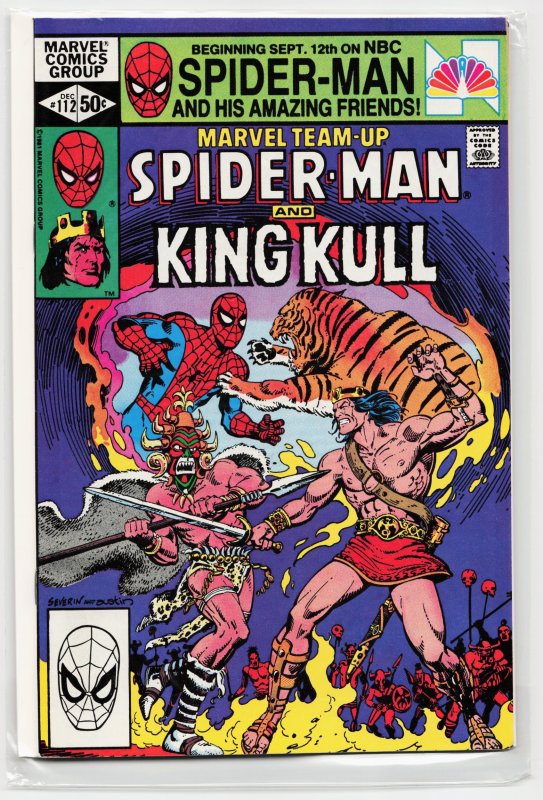 Marvel Team-Up #112 (Marvel Comics, 1981), raw, ungraded comic book — front cover