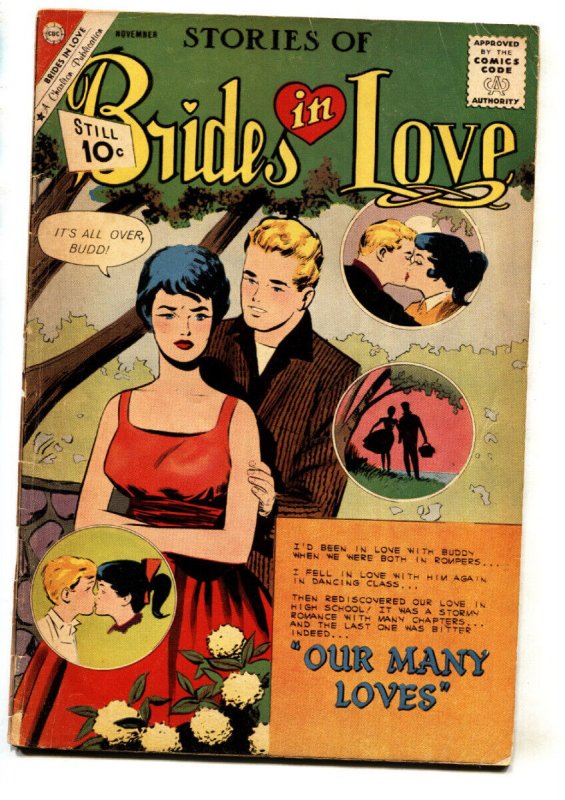 Brides in Love #27 (1961), raw, ungraded comic book — front cover