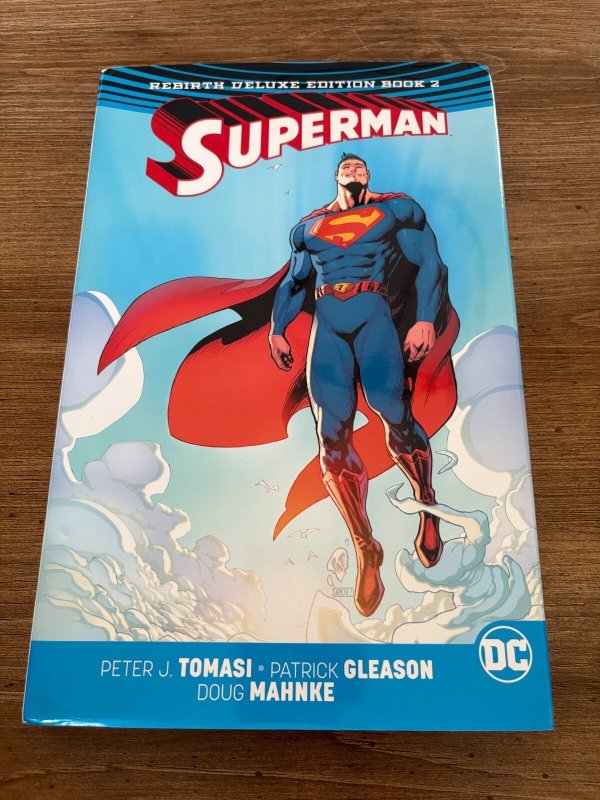 Superman Rebirth Deluxe Edition Book #2 (DC Comics), raw, ungraded comic book — front cover