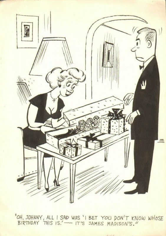 Happy Birthday 1942 - 1948 Humorama art by Stanley Stamaty, raw, ungraded comic book — front cover