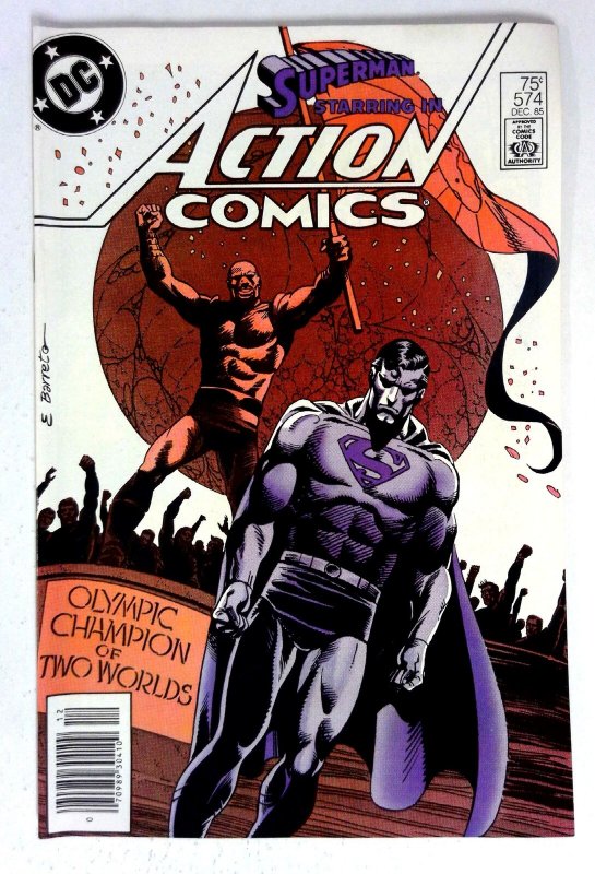 Action #574 (DC Comics, 1985), raw comic book in NM- condition — front cover