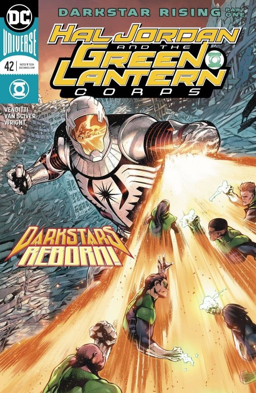 Hal Jordan and the Green Lantern Corps #42 (DC Comics, 2018), raw, ungraded comic book — front cover