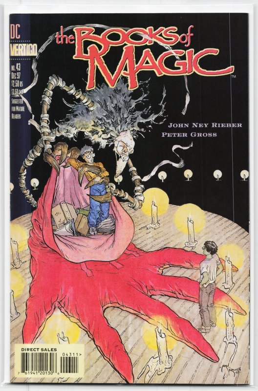 The Books of Magic #43 (DC Comics, 1997), raw, ungraded comic book — front cover