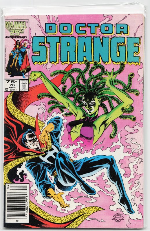 Doctor Strange #76 (Marvel Comics, 1986), raw, ungraded comic book — front cover
