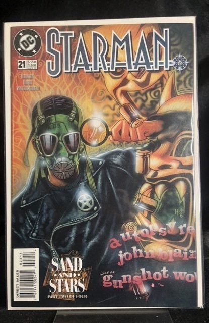 Starman #21 (DC Comics, 1996), raw, ungraded comic book — front cover
