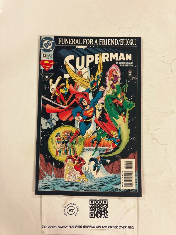 Superman #83 (DC Comics), raw comic book in NM condition — front cover
