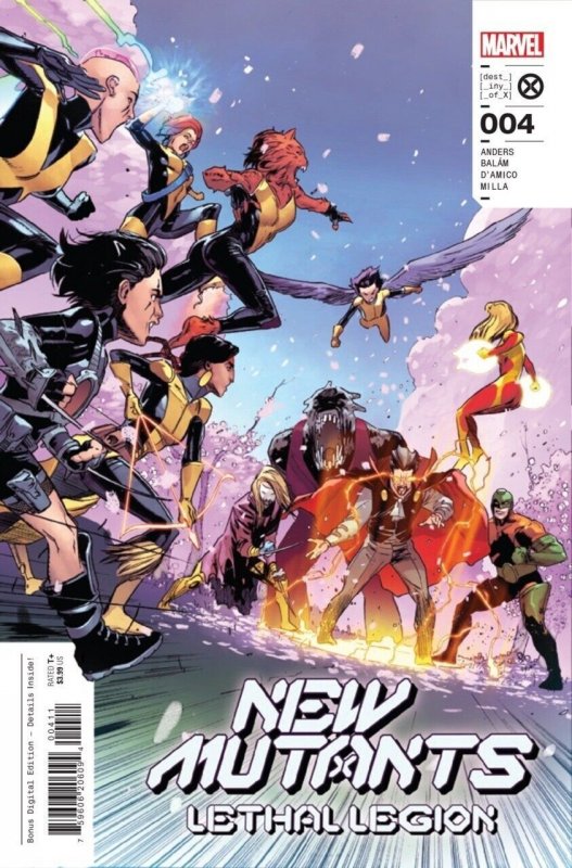 New Mutants: Lethal Legion #4 (2023), raw comic book in NM condition — front cover