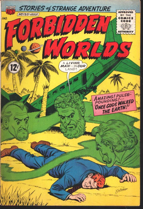 Forbidden Worlds #120 (American Comics Group, 1964), raw comic book in VF- condition — front cover