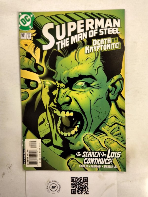 Superman the Man of Steel #101 (DC Comics, 2000), raw comic book in NM condition — front cover