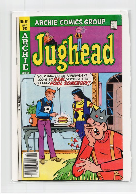 Jughead #311 (Archie Comics, 1981), raw, ungraded comic book — front cover