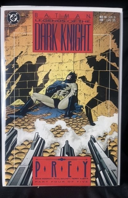 Legends of the Dark Knight #14 (DC Comics, 1991), raw, ungraded comic book — front cover