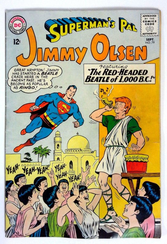 Superman's Pal Jimmy Olsen #79 (DC Comics, 1964), raw comic book in VG condition — front cover