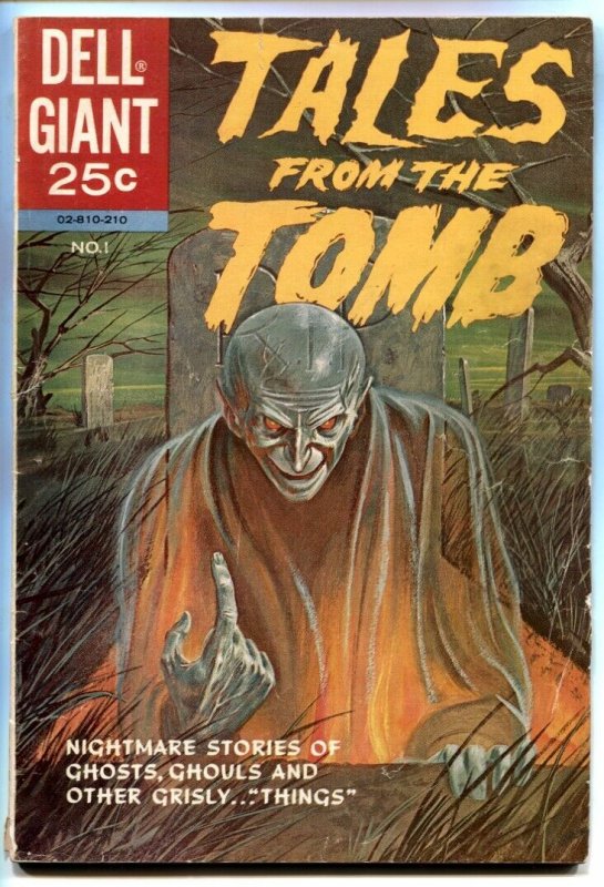 Tales from the Tomb #1 (1962), raw comic book in VG- condition — front cover