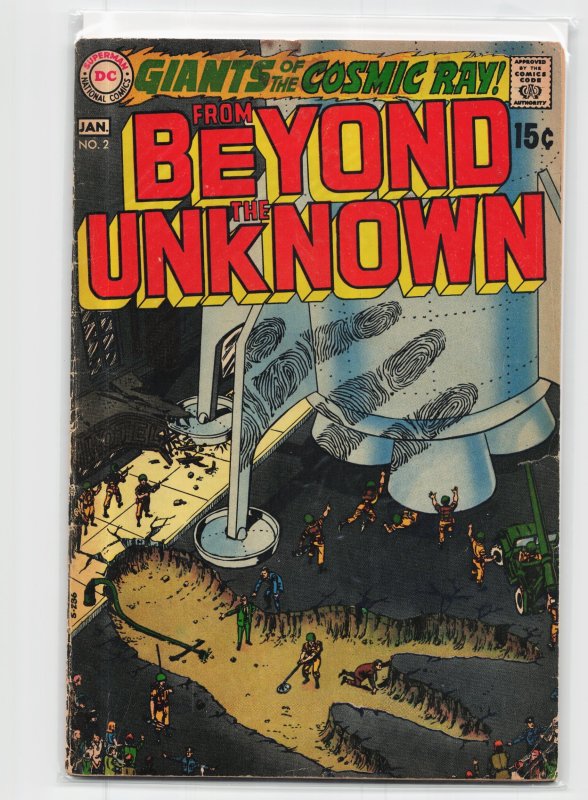 From Beyond the Unknown #2 (1970), raw, ungraded comic book — front cover