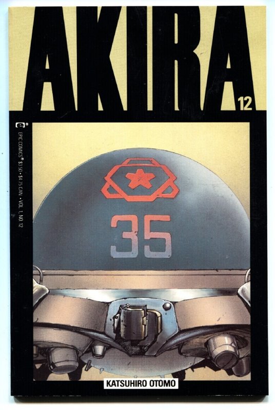 Akira #12 (Marvel Comics, 1989), raw comic book in VF/NM condition — front cover