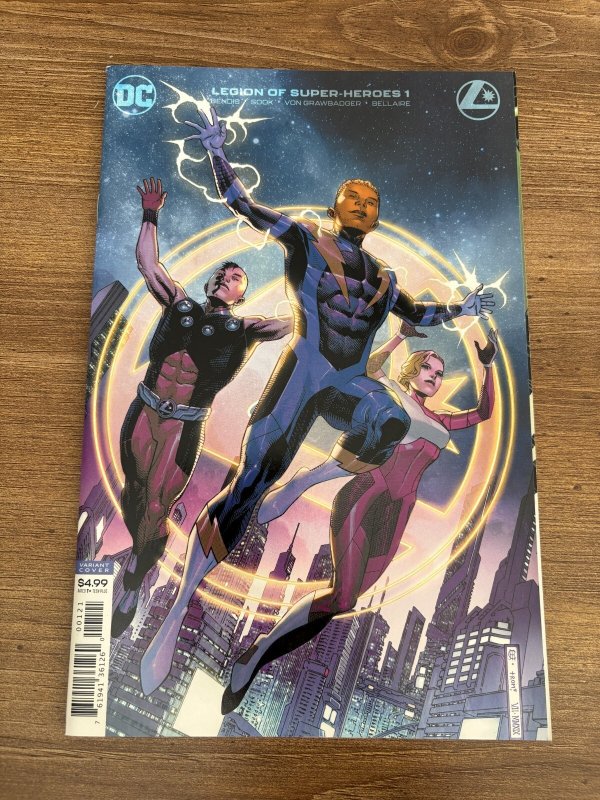 Legion of Super Heroes #1 (DC Comics), raw comic book in NM condition — front cover