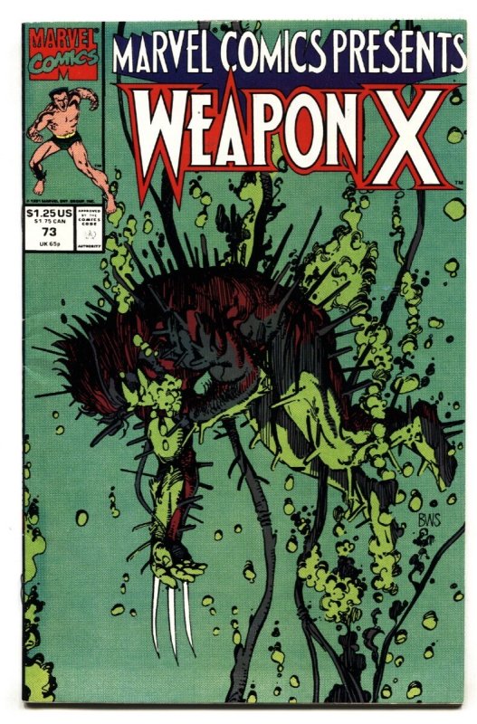 Presents #73 (Marvel Comics, 1991), raw comic book in VF+ condition — front cover
