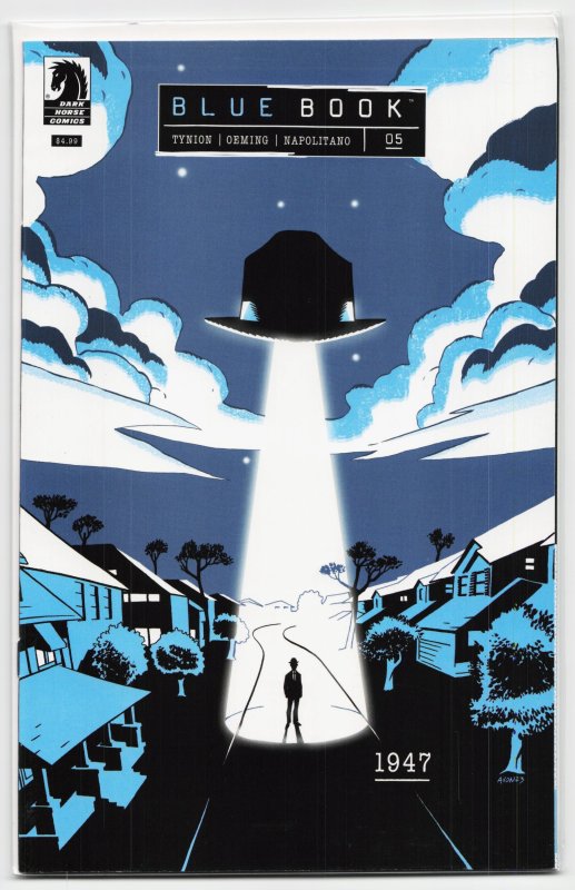 Blue Book #5 (Dark Horse Comics, 2024), raw, ungraded comic book — front cover