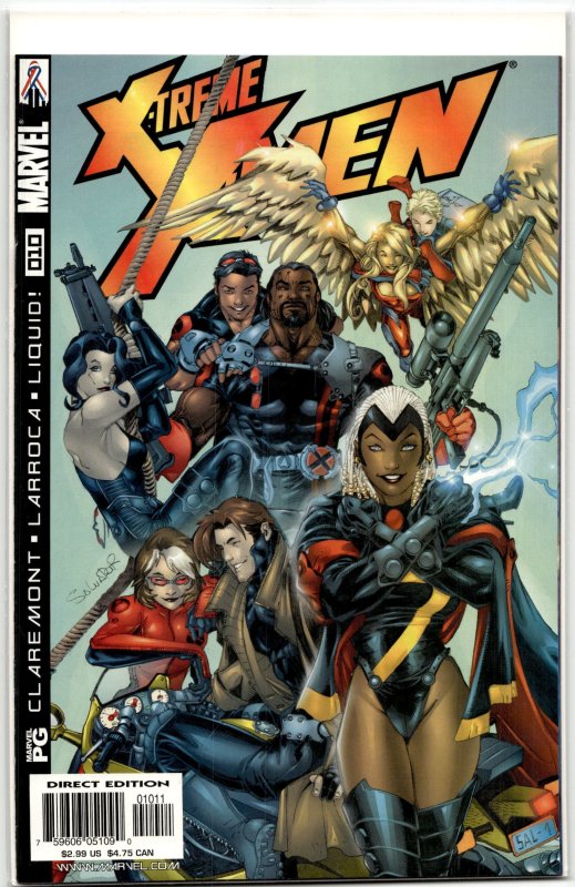 X-Treme X-Men #10 (Marvel Comics, 2002), raw, ungraded comic book — front cover