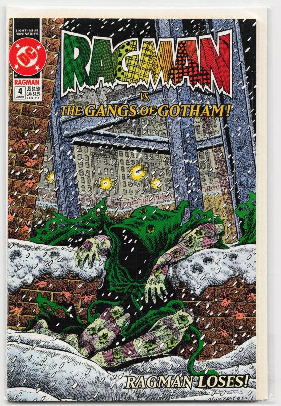 Ragman #4 (1992), raw, ungraded comic book — front cover