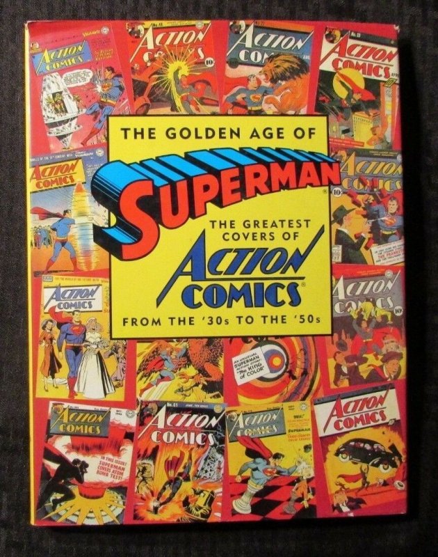 1993 Golden AGE OF Superman Greatest Action Covers Hc/dj Vf+/fn+ 1st Artabras (1993), raw comic book in VF+ condition — front cover