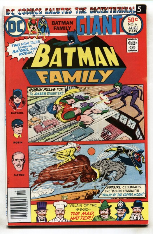 Batman Family #6 - 1976 - DC - VF - Comic Book (DC Comics, 1976), raw comic book in VF condition — front cover
