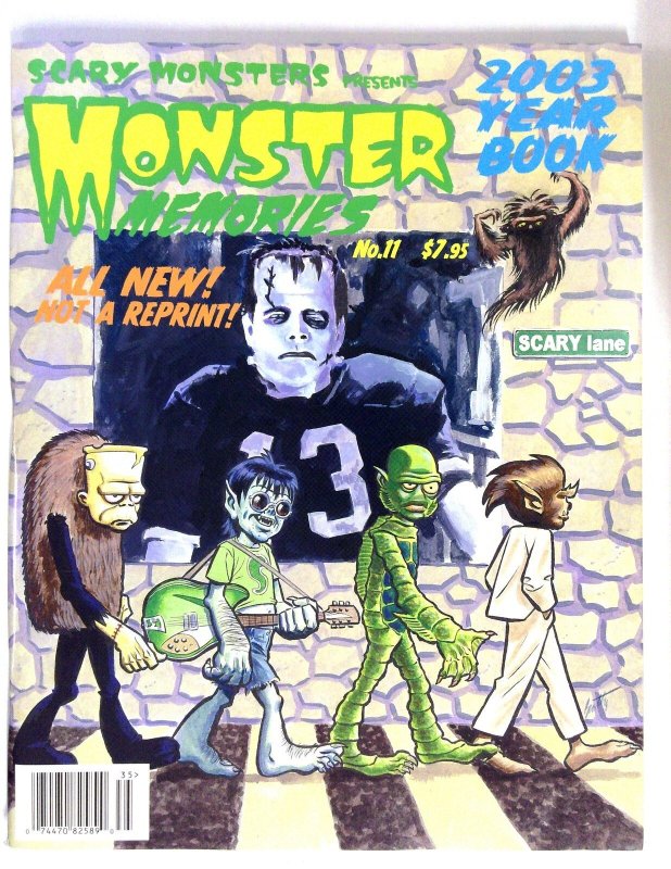 Monster Memories #11 (2003), raw, ungraded comic book — front cover