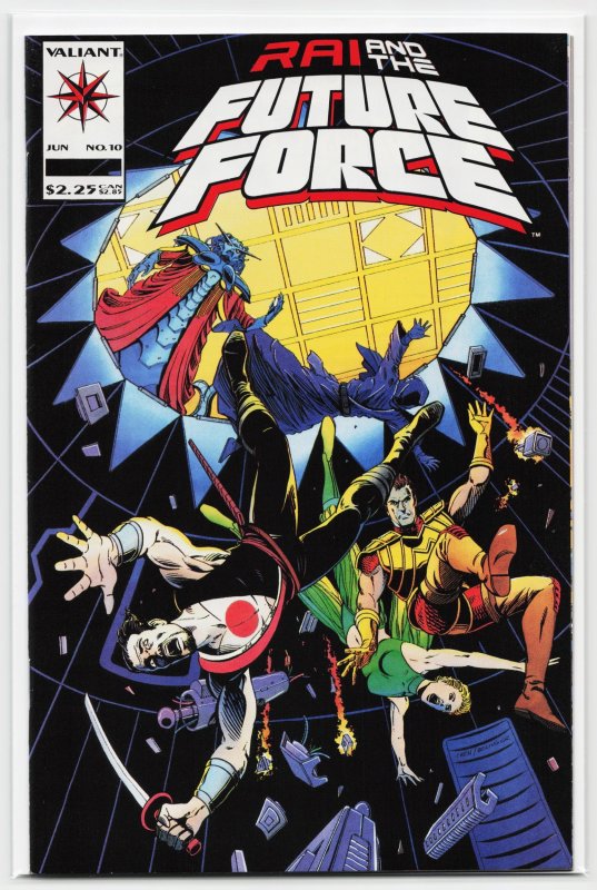 Rai #10 (Valiant Comics, 1993), raw, ungraded comic book — front cover