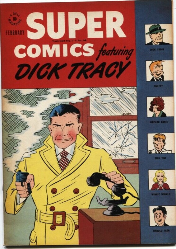 Super #105-1947-Dick Tracy-Clyde Beatty-Little Orphan Annie-Winnie Winkle--Dell (Dell Comics, 1947), raw, ungraded comic book — front cover