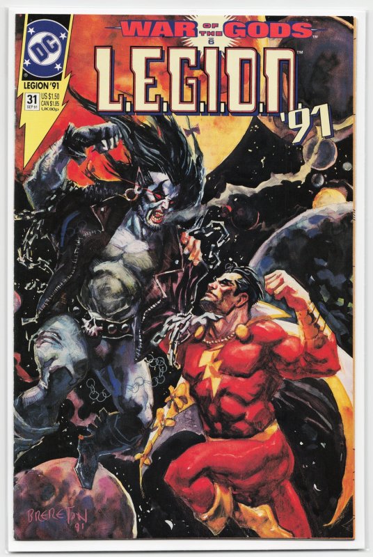 L.e.g.i.o.n #31 (DC Comics, 1991), raw, ungraded comic book — front cover