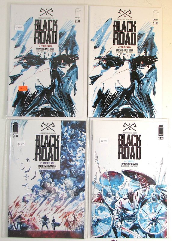 Black Road Lot of 4 #1 x2, 2, 4 Image Comics (2016) NM 1st Print Comic Books (Image Comics, 2016), raw comic book in NM condition — front cover