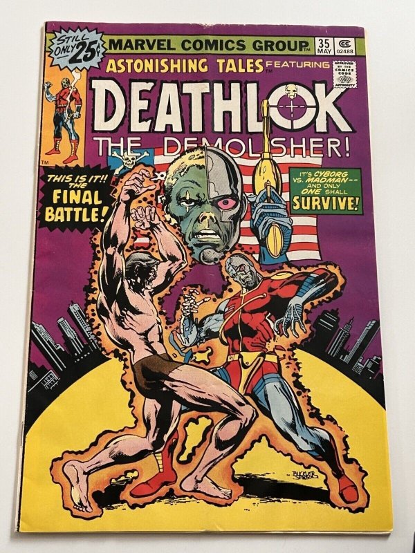 Astonishing Tales #35 (Marvel Comics, 1976), raw comic book in FN+ 6.5 condition — front cover