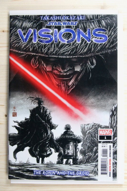 Star Wars: Visions #1 (Marvel Comics, 2022), raw comic book in NM+ 9.6 condition — front cover