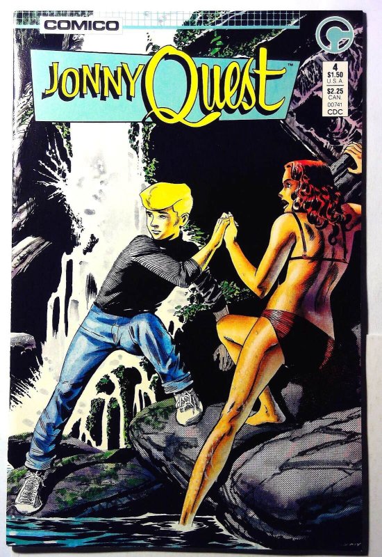 Jonny Quest #4 (1986), raw, ungraded comic book — front cover