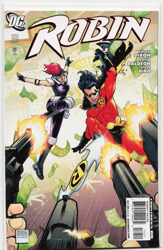 Robin #172 (DC Comics, 2008), raw, ungraded comic book — front cover
