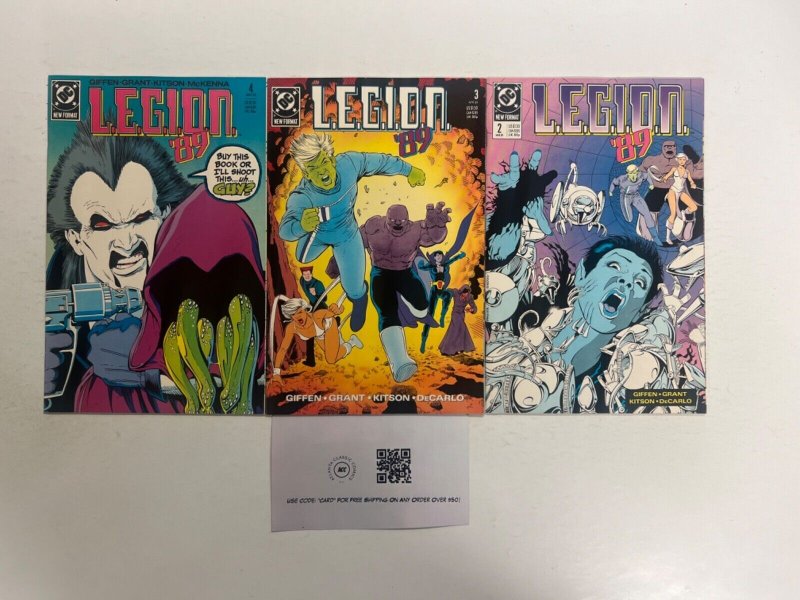 3 L.e.g.i.o.n '89 DC Comic Books #2, raw, ungraded comic book — front cover