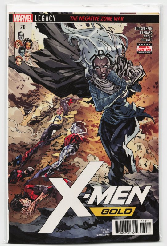 X-Men: Gold #20 (Marvel Comics, 2018), raw, ungraded comic book — front cover
